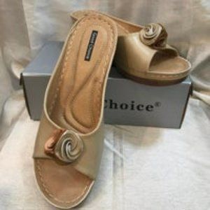 [Brand Newish!] Floral design -Puff Comfy insole